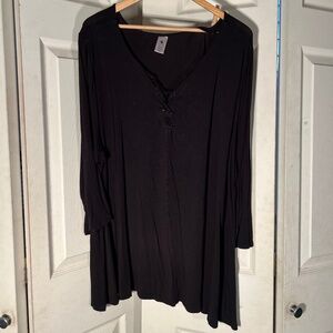 Active Black long sleeve with Tie Size 26/28